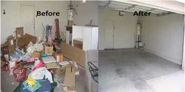 Before and After Garage Cleanout Services